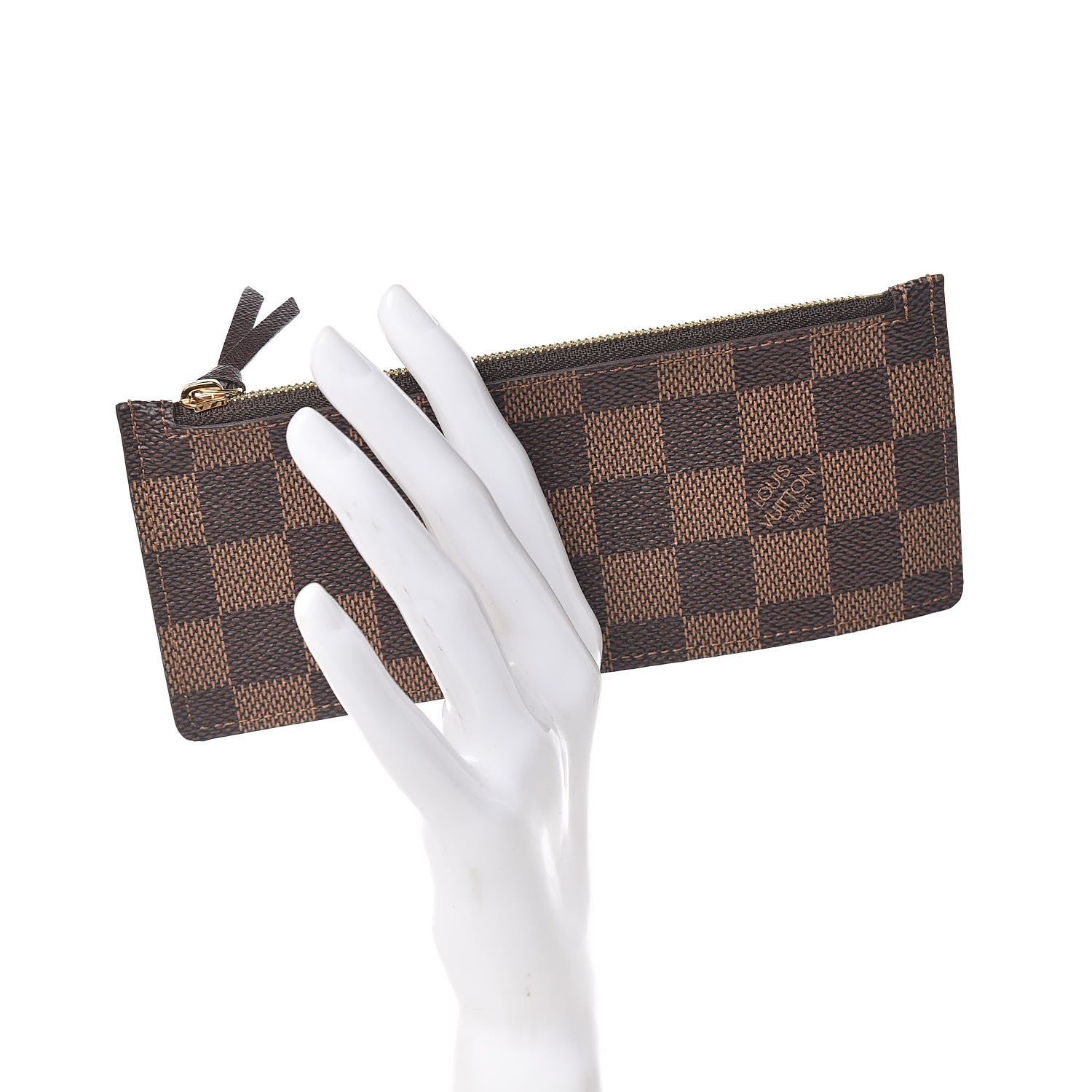 Louis Vuitton Damier Ebene Josephine Wallet Zippered Insert 2 of 7