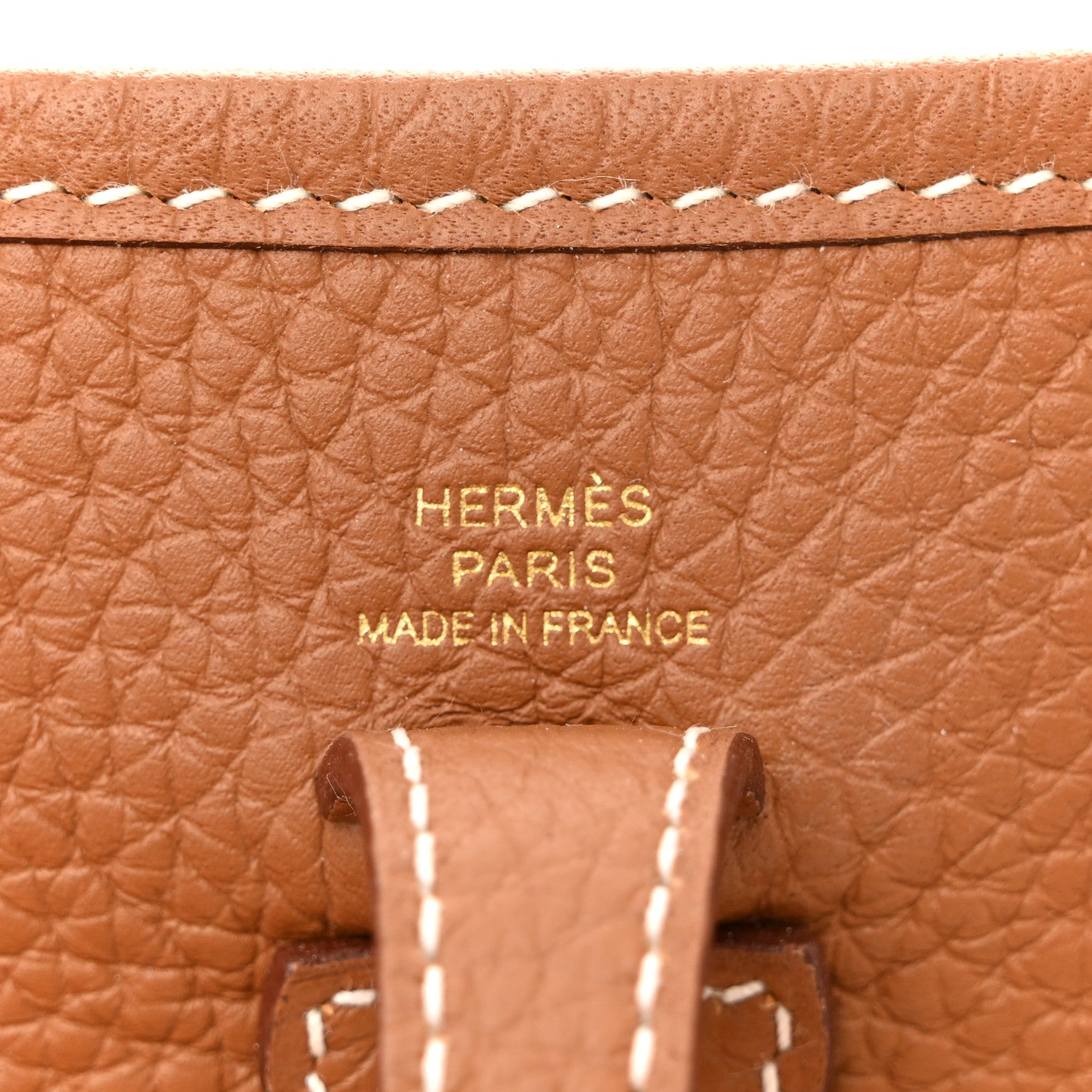Hermes Taurillon Clemence Evelyne TPM Gold 6 of 13