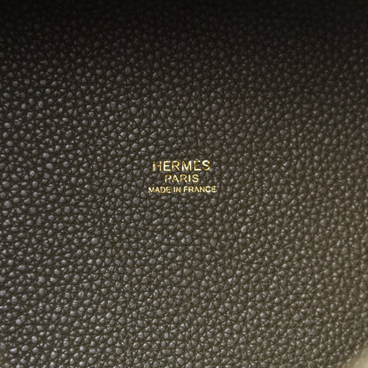 Hermes Taurillon Clemence Picotin Lock 22 MM Vert Maquis 11 of 13