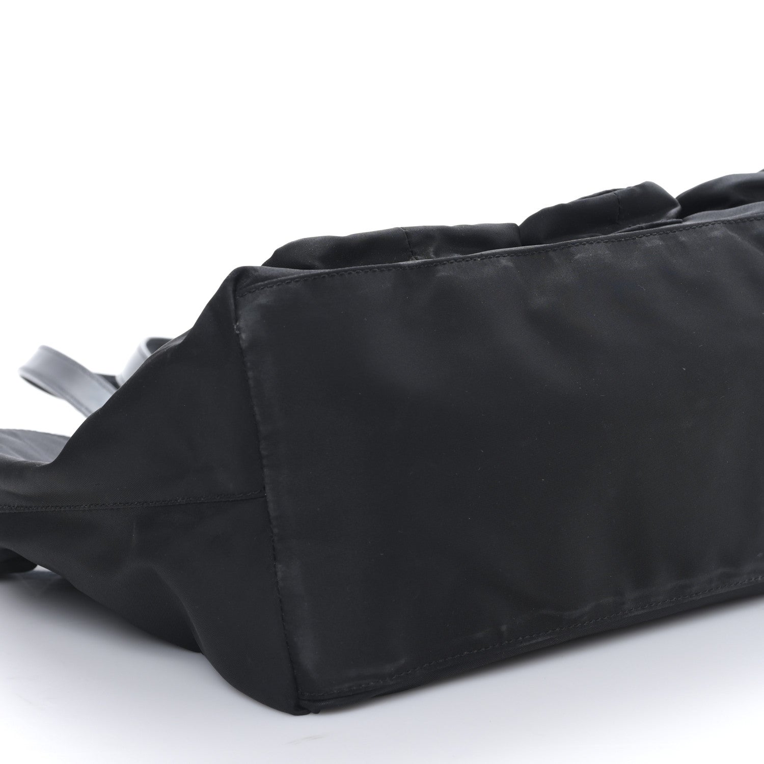 Prada Nylon Front Pockets Tote Black 7 of 8