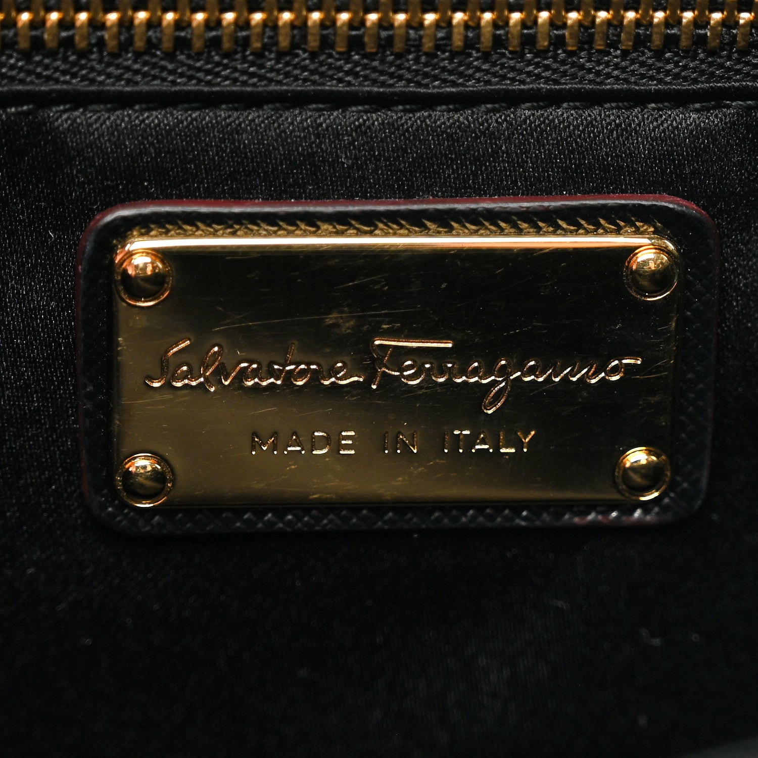 Salvatore Ferragamo Hammered Calfskin Floral Printed Seila Top Handle Crossbody Bag Black Multicolor 6 of 10