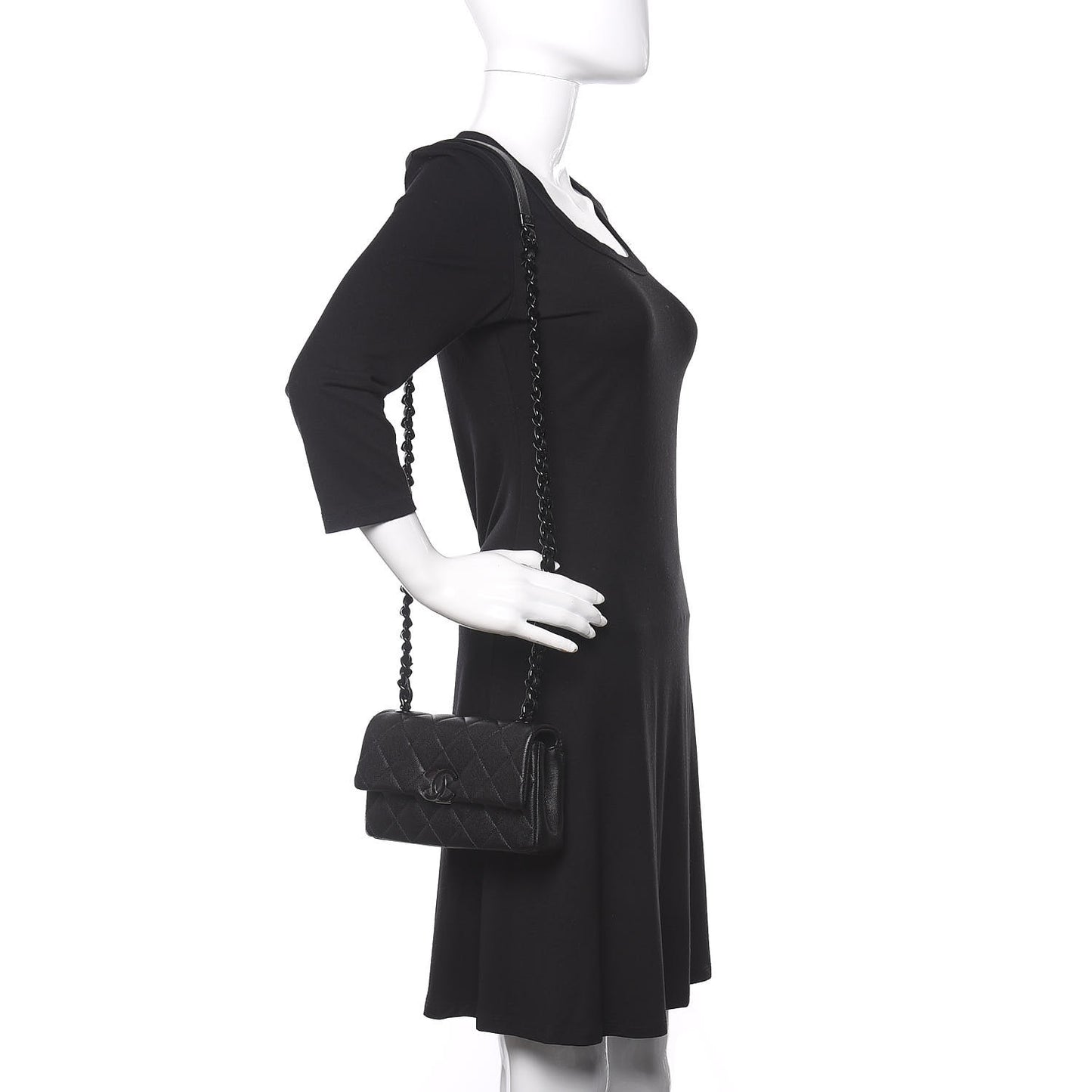 Caviar Quilted My Everything Small Flap Black