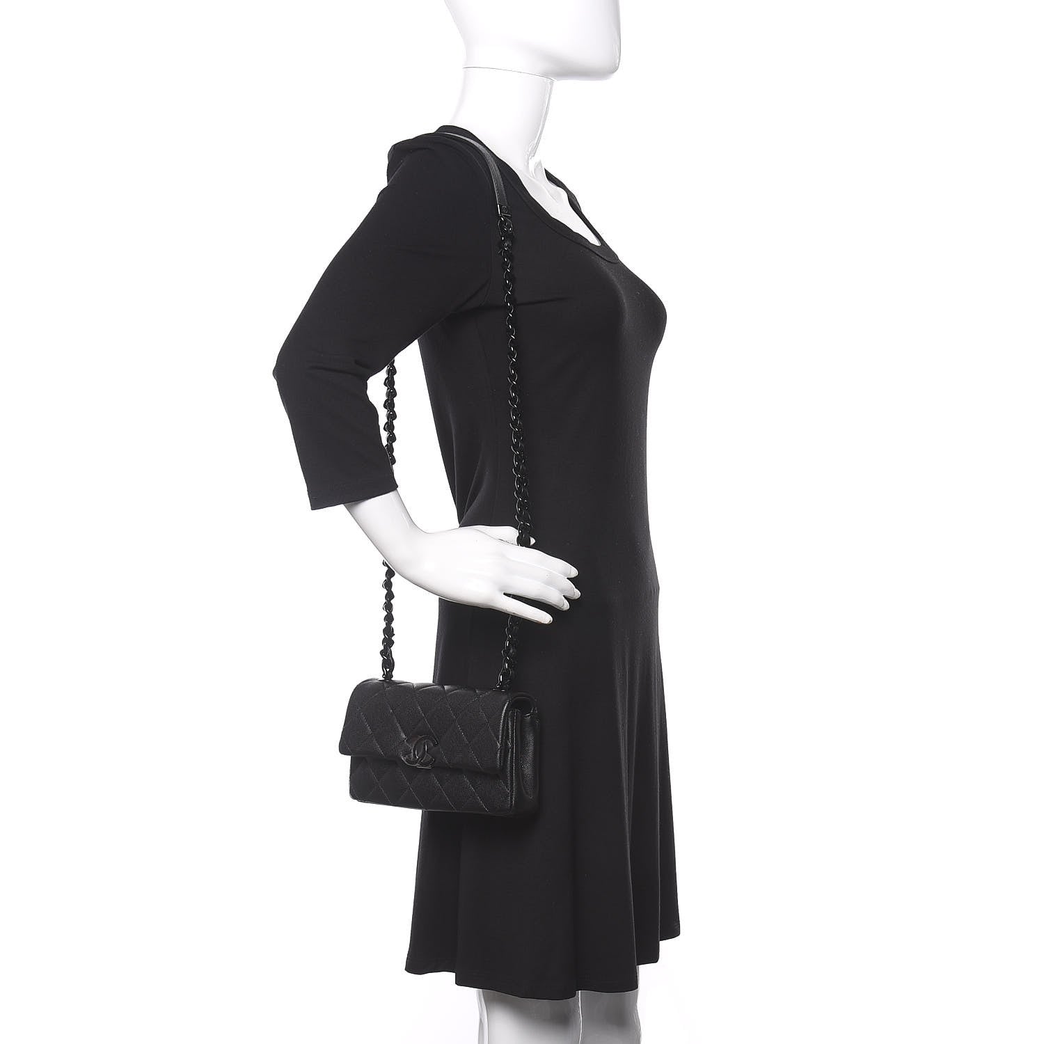 Chanel Caviar Quilted My Everything Small Flap Black 2 of 10