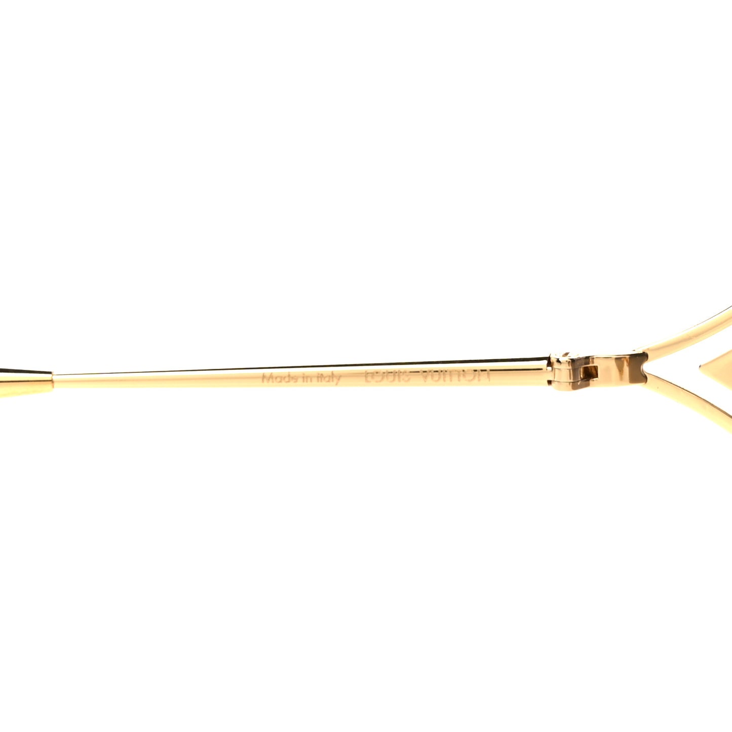 Metal LV Petal Square Sunglasses Z1629U Gold Blue