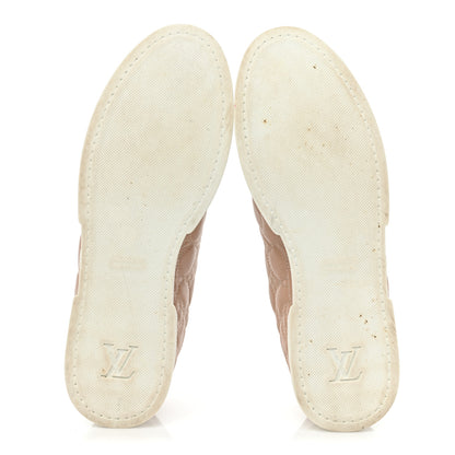 Louis Vuitton Calfskin Monogram Stellar Sneakers 37.5 Blush 6 of 11
