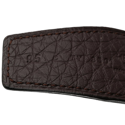 Hermes Box Togo Reversible 32mm H Belt Black Chocolate 10 of 12