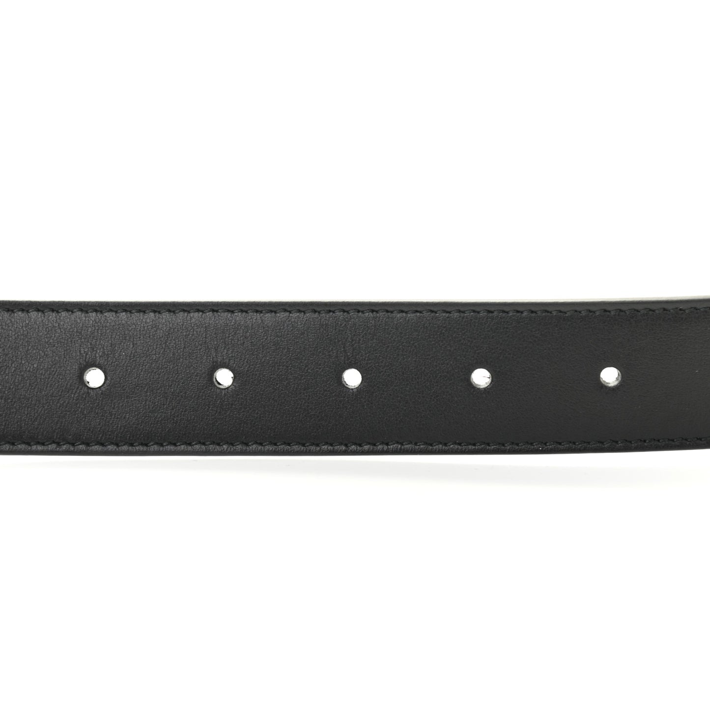 Moon Calfskin Double G 30mm Belt 70 28 Black