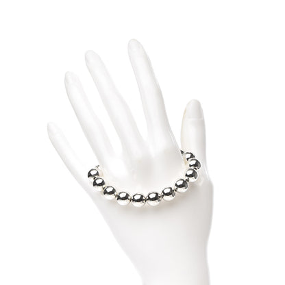 Tiffany Sterling Silver 10mm HardWear Ball Bracelet 2 of 6
