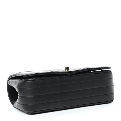 Chanel Calfskin Chevron Quilted Mini Statement Flap Black 3 of 4