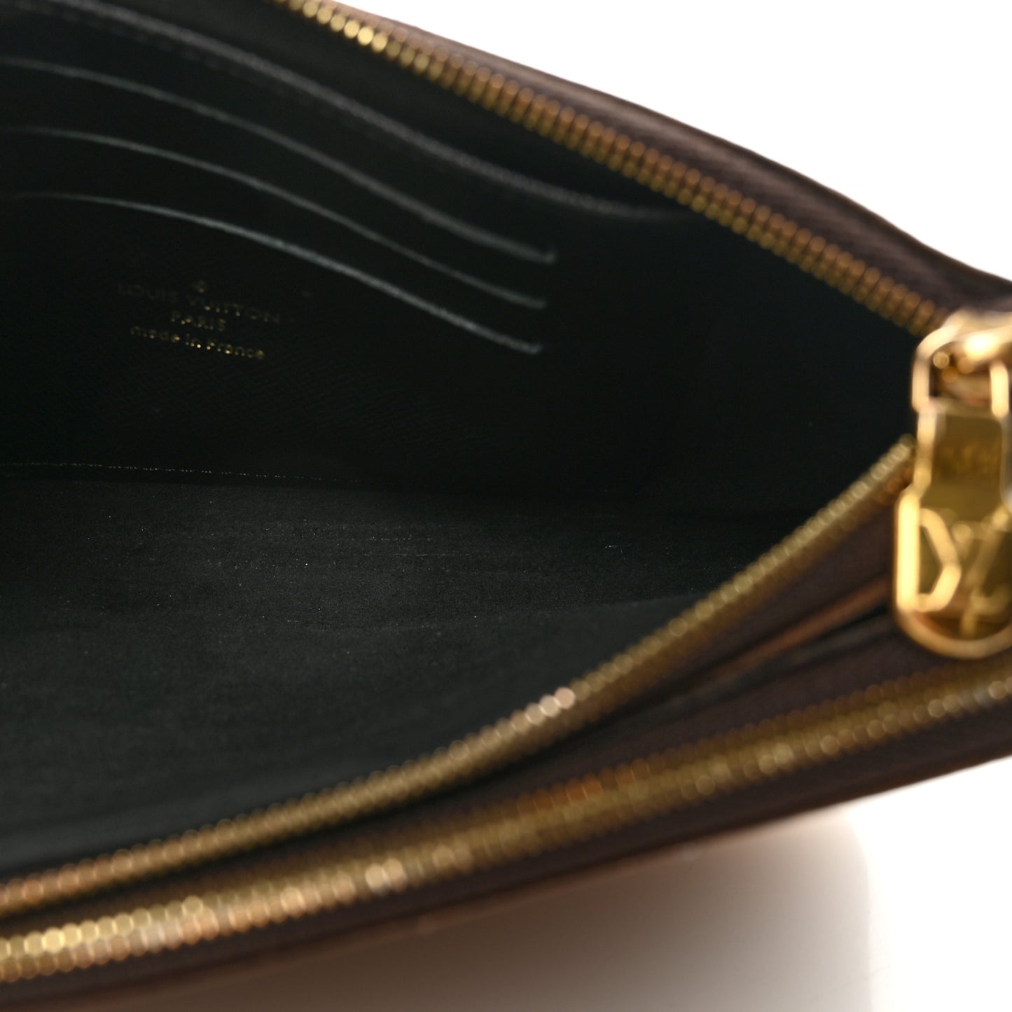 Reverse Monogram Giant Double Zip Pochette