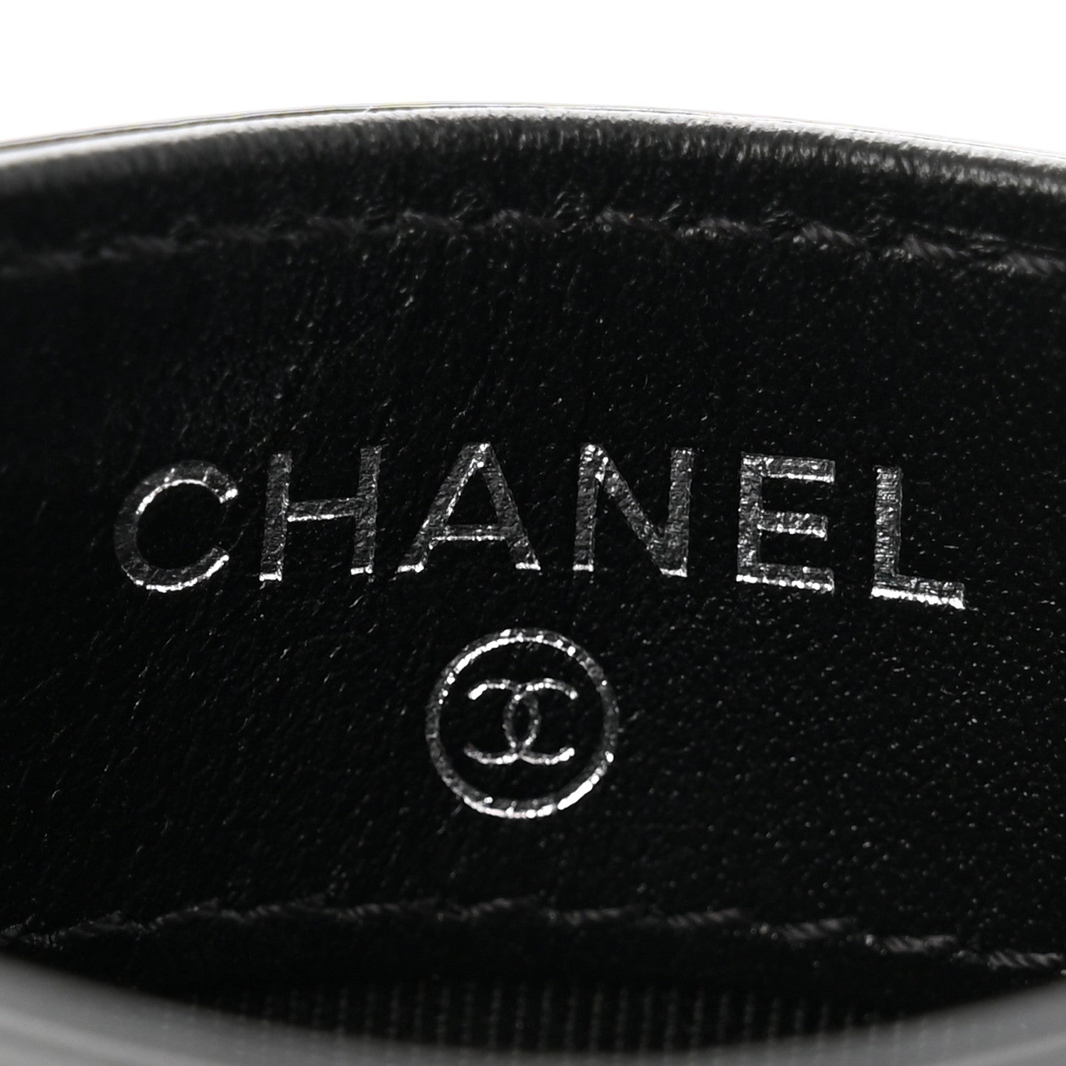 Chanel Patent Calfskin Quilted Card Holder So Black 6 of 8