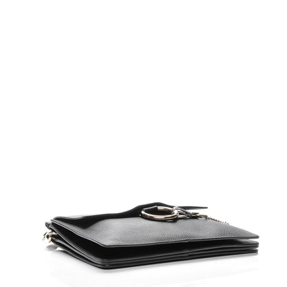 Chloe Calfskin Medium Faye Shoulder Bag Black 4 of 10
