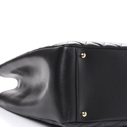 Chanel Caviar Quilted XL Grand Shopping Tote GST Black 8 of 11