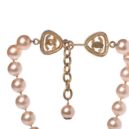 Chanel Pearl CC Necklace Gold 4 of 4