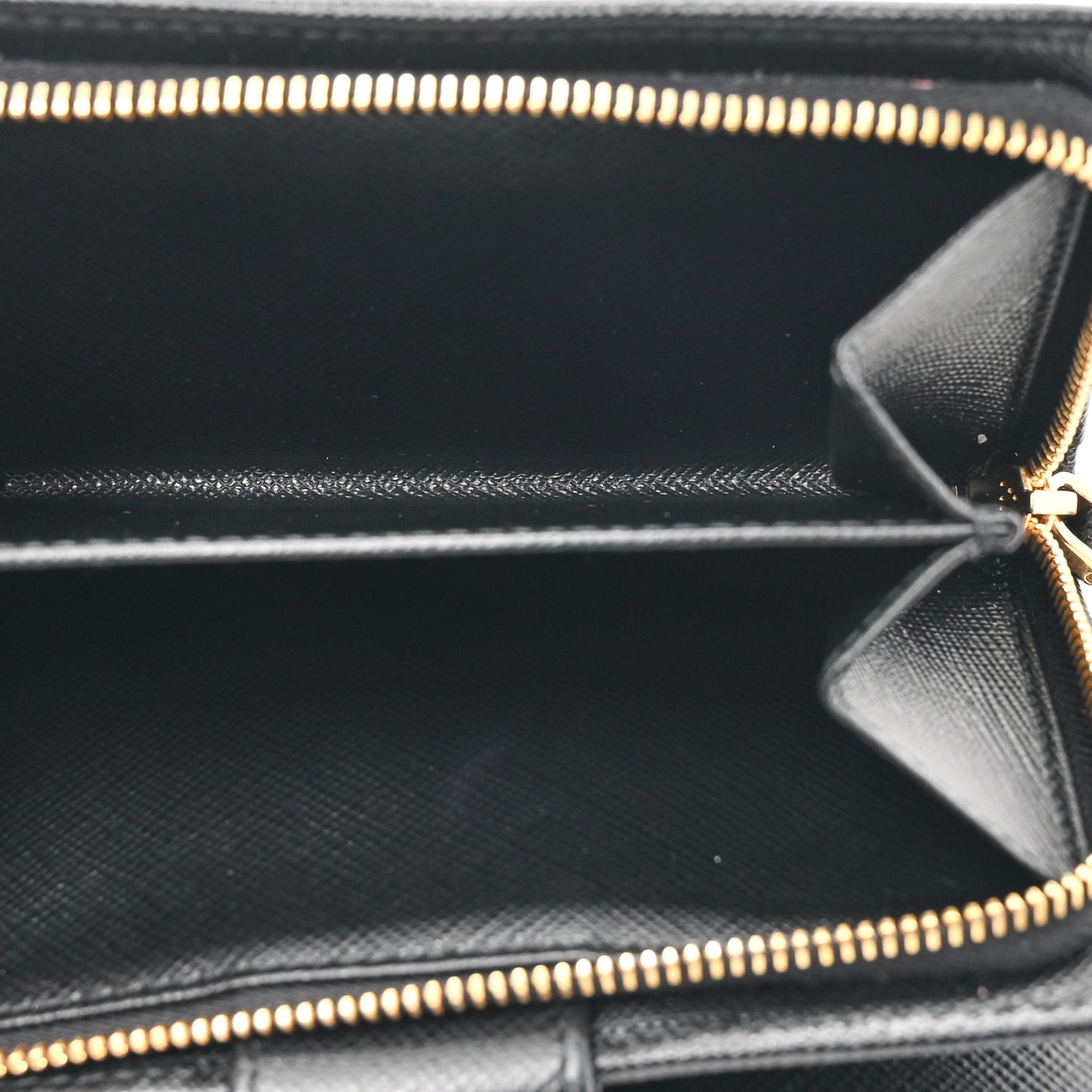 Saffiano Metal Compact Wallet Black