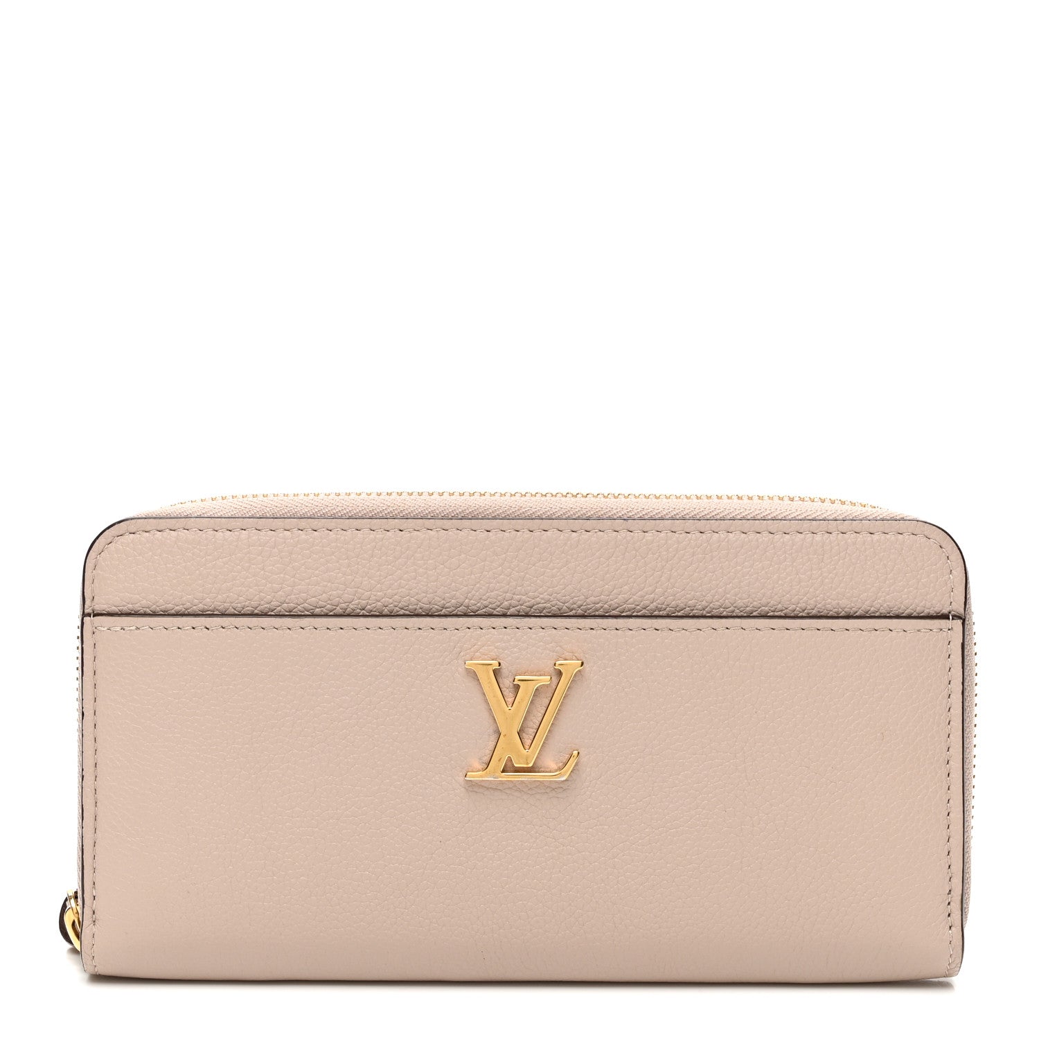Louis Vuitton Calfskin Zippy Lockme Wallet Greige 1 of 6
