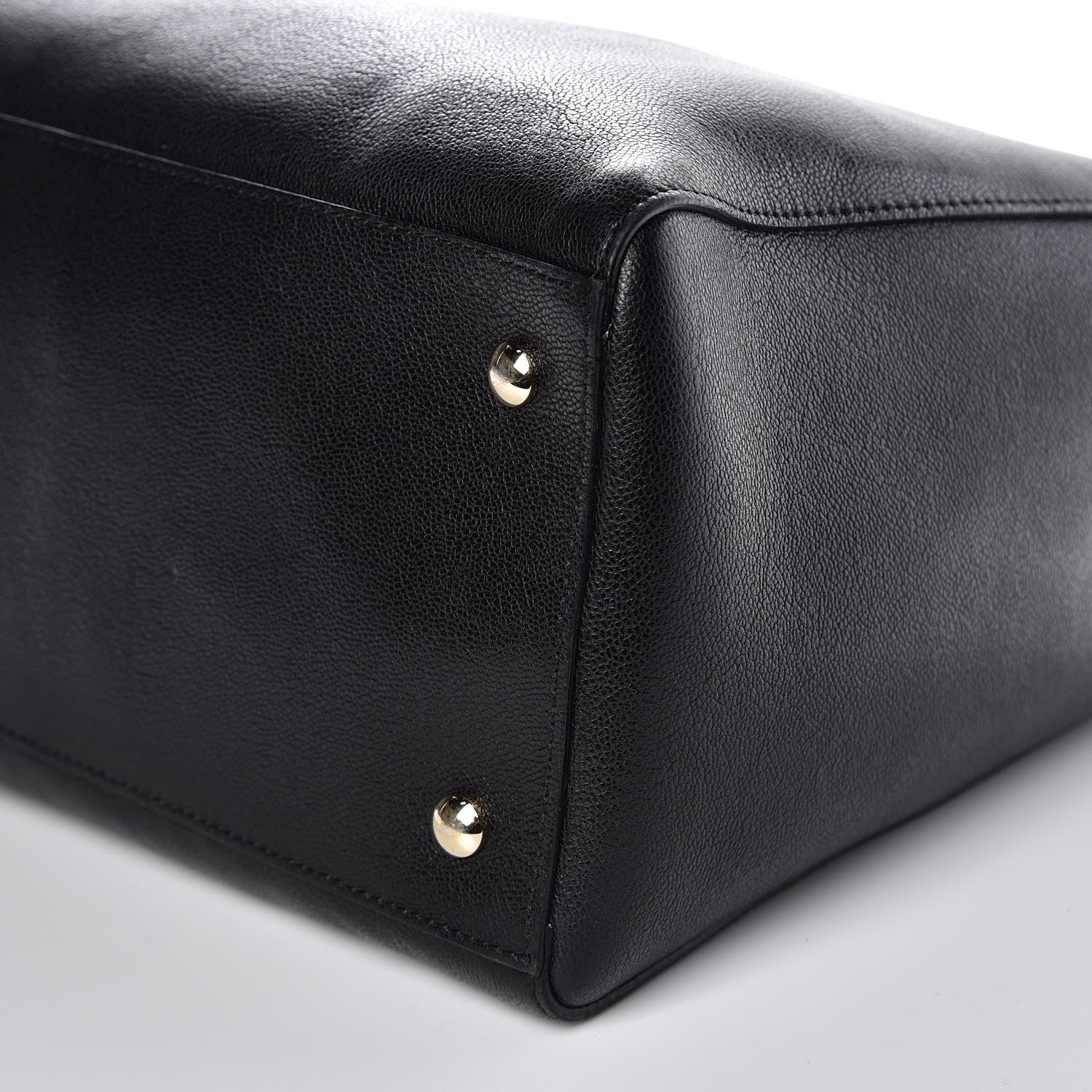 Versace Vitello Medusa Short Handle Tote Black 11 of 14