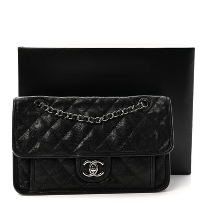 Chanel Caviar Quilted Medium French Riviera Flap Black 11 of 11