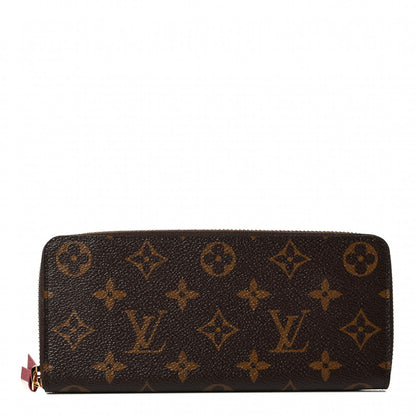 Louis Vuitton Monogram Clemence Wallet Fuchsia 1 of 5