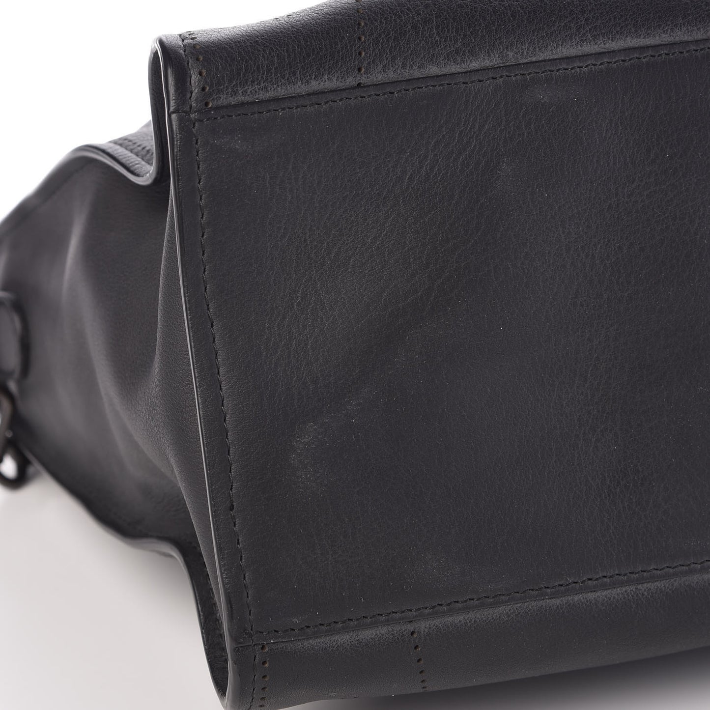 Veau Soyeux Perforated Blackout Hardware City Black