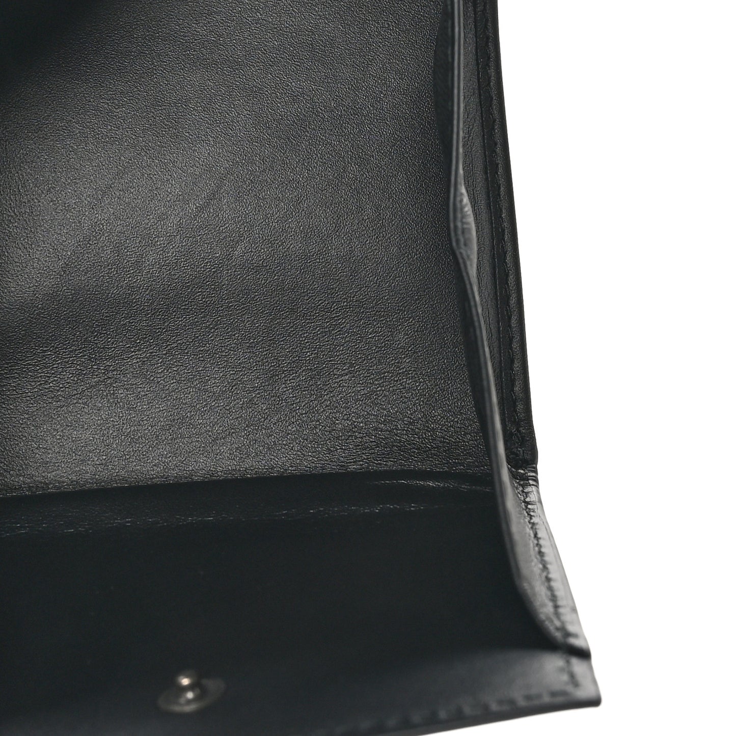 Nappa Intrecciato Bi-Fold Wallet Black