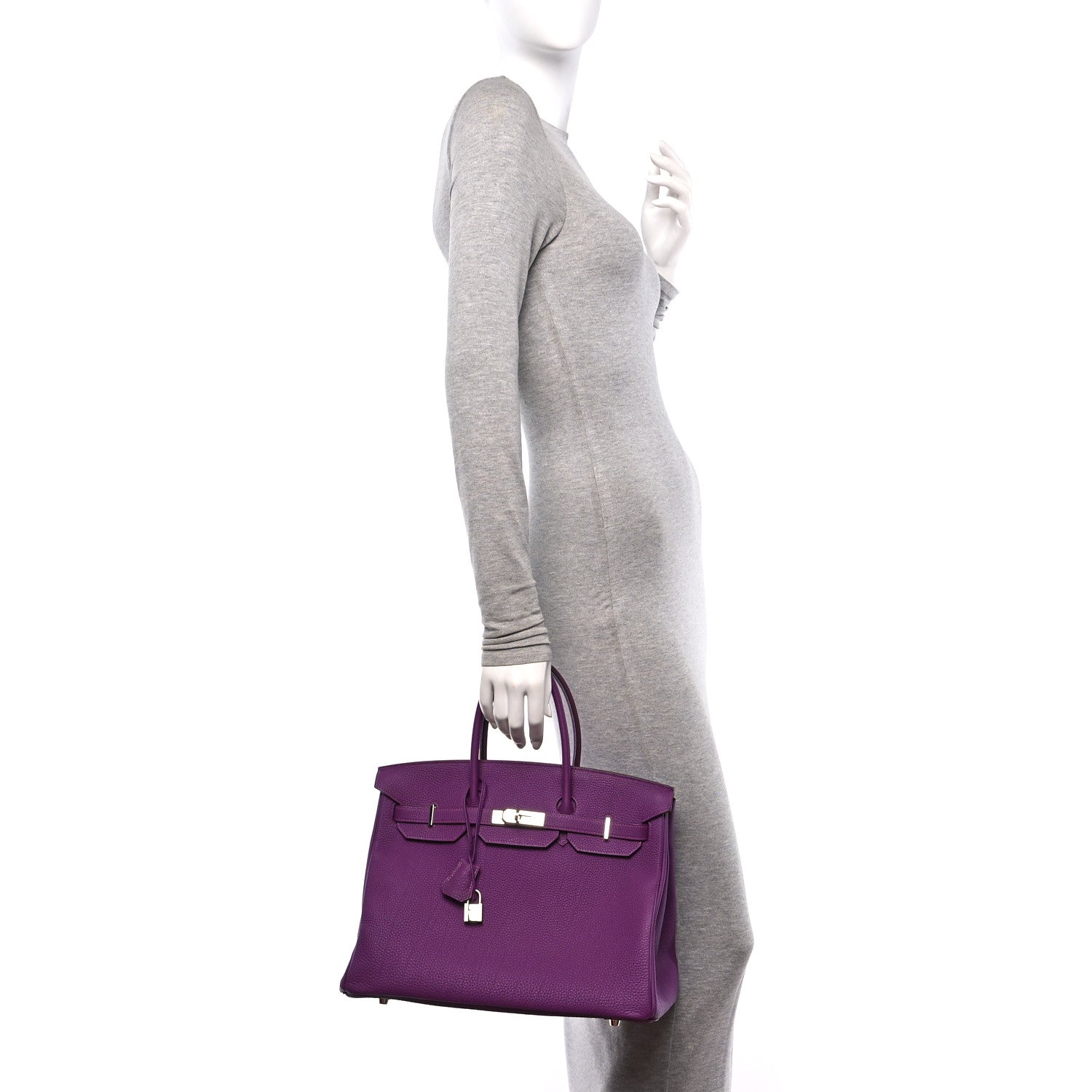 Hermes Togo Birkin 35 Anemone 2 of 11