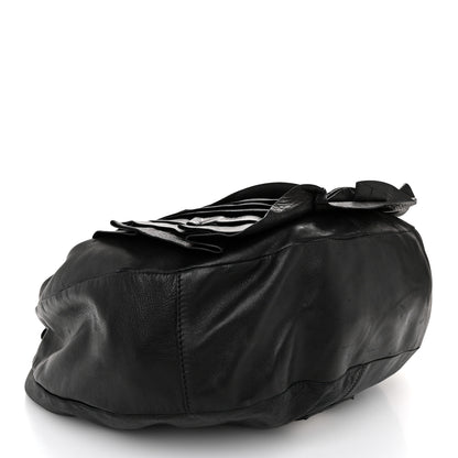 Valentino Garavani Nappa Rosette Hobo Black 4 of 12