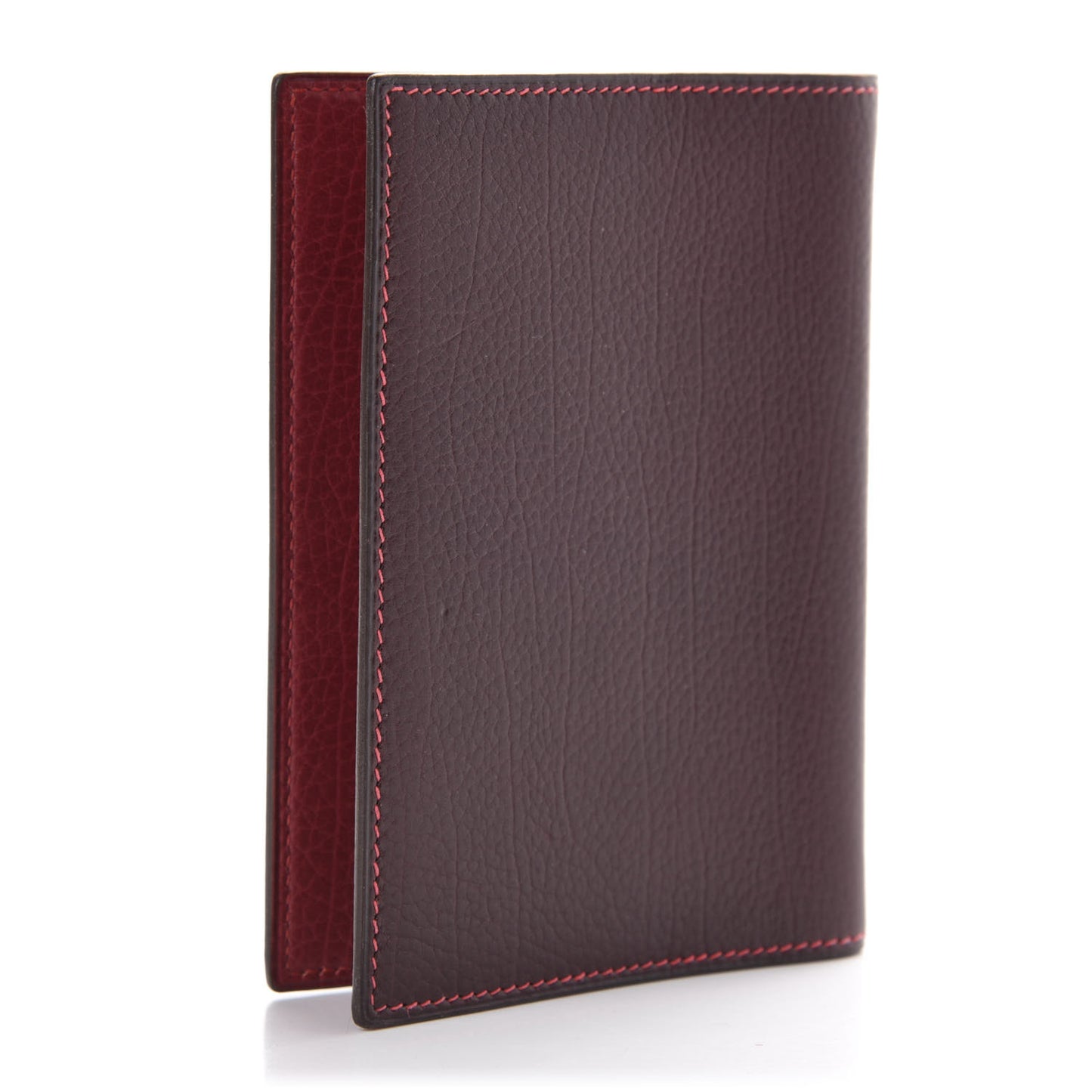 Veau Rodeo Bi-Color Globe Trotter Agenda Cover PM Havane Rouge Garance
