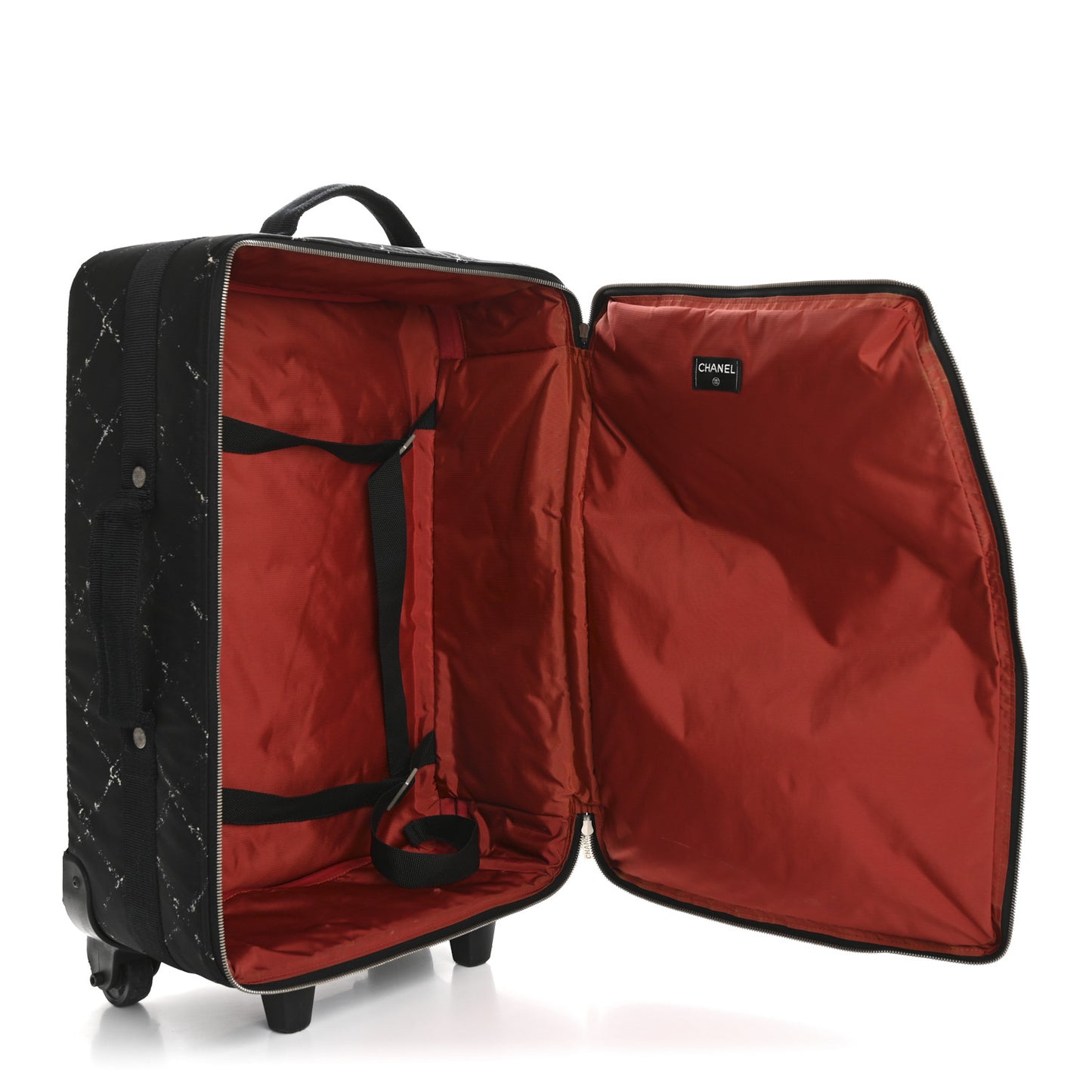 Nylon Travel Travel Trolley Black