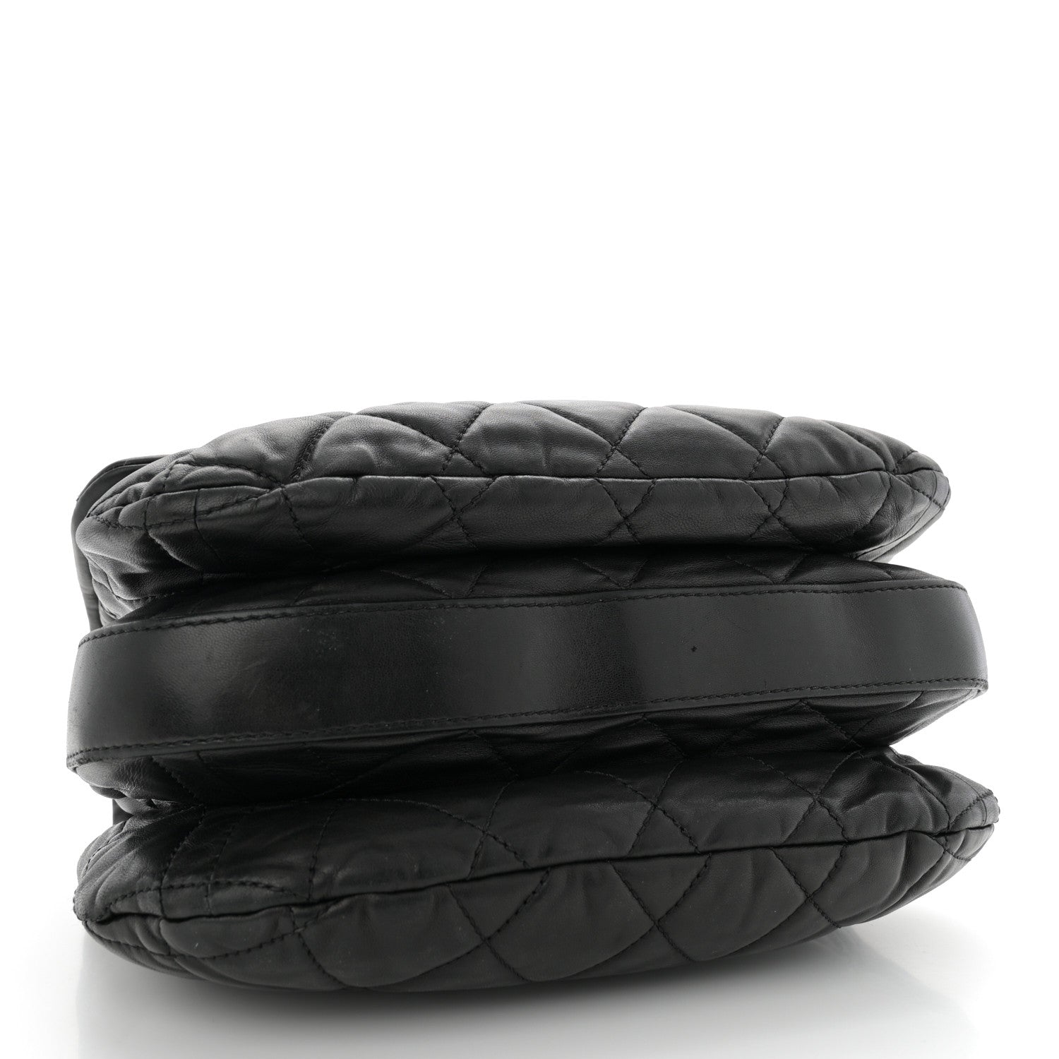 Chanel Lambskin Quilted Large Chanel 3 Flap Black 4 of 11
