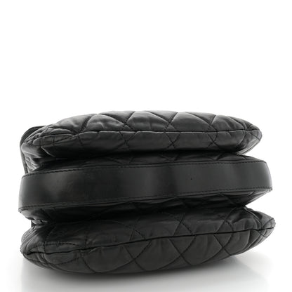 Chanel Lambskin Quilted Large Chanel 3 Flap Black 4 of 11