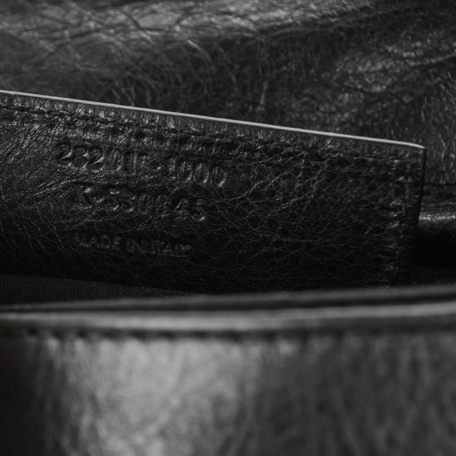 Balenciaga Agneau Giant 12 Rose Gold Hardware Envelope Clutch Black 7 of 7