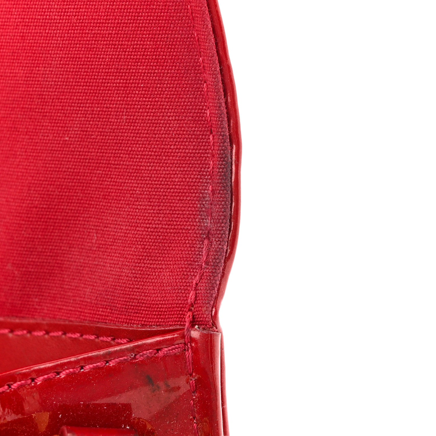 Louis Vuitton Vernis Monogram Ana Pomme D'Amour Clutch 14 of 17