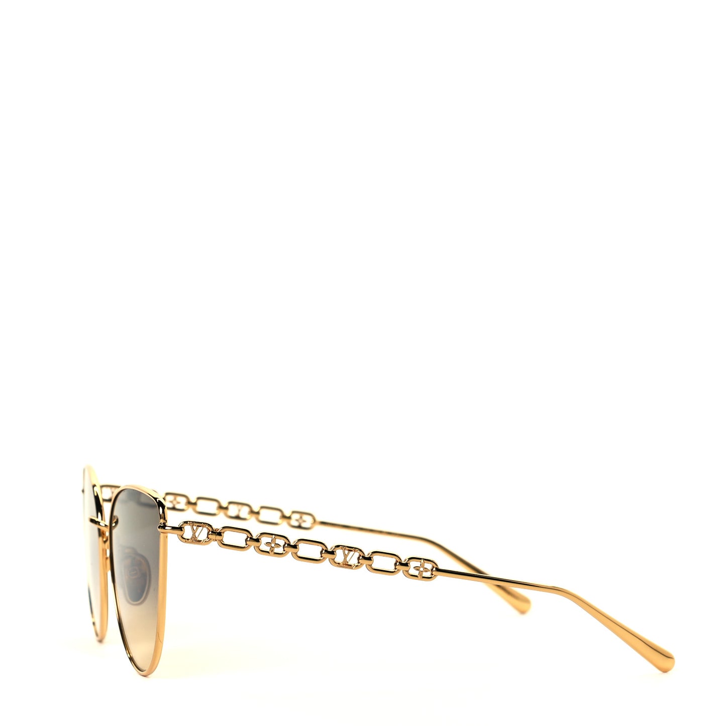 Metal My LV Chain Cat Eye Sunglasses Z1522W Gold
