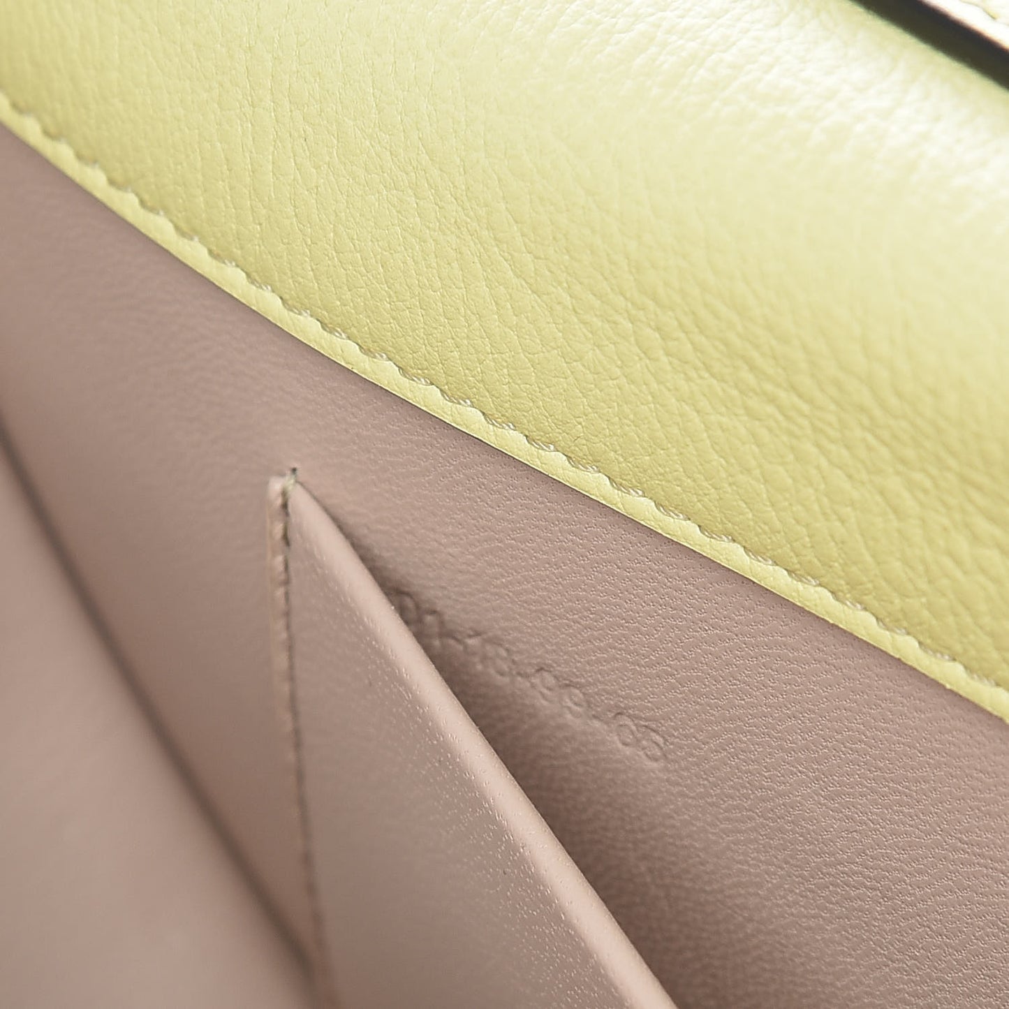 Calfskin Small Nile Bracelet Minaudiere Bag Lemonade