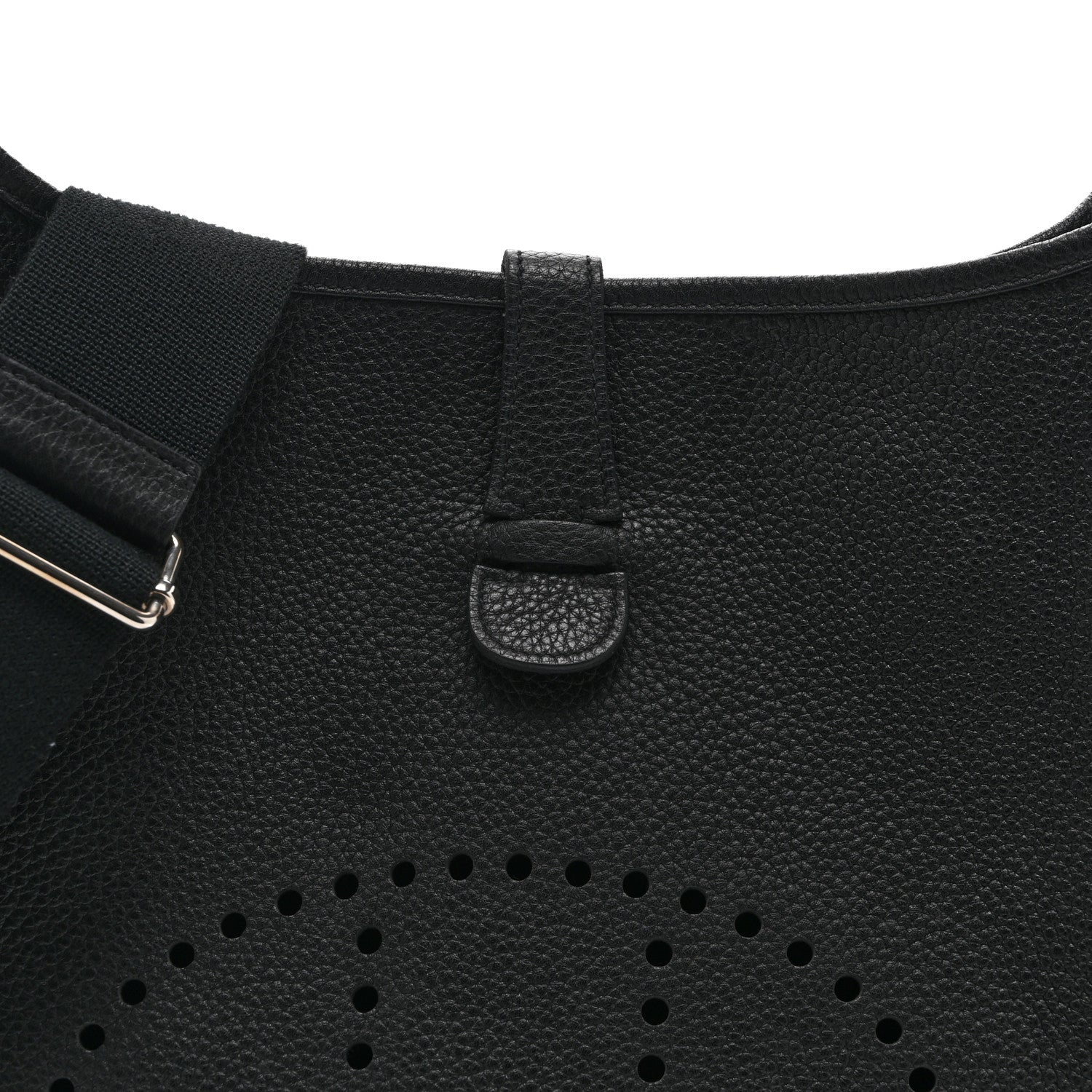 Hermes Taurillon Clemence Evelyne III GM Black 8 of 10