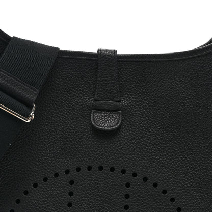 Hermes Taurillon Clemence Evelyne III GM Black 8 of 10