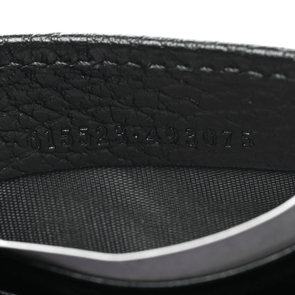 Gucci Dollar Calfskin Interlocking G Chain Wallet Black 7 of 10