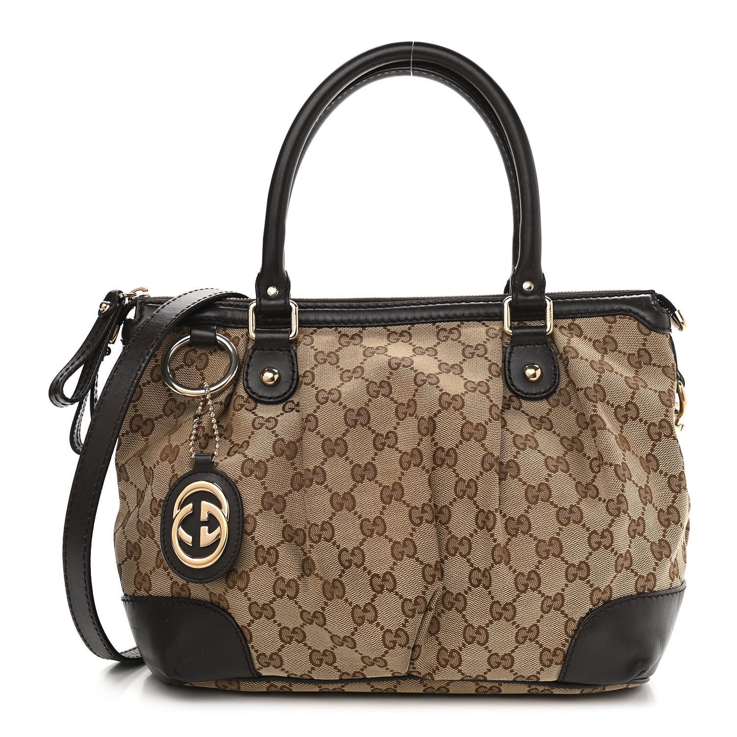 Monogram Medium Sukey Top Handle Dark Brown