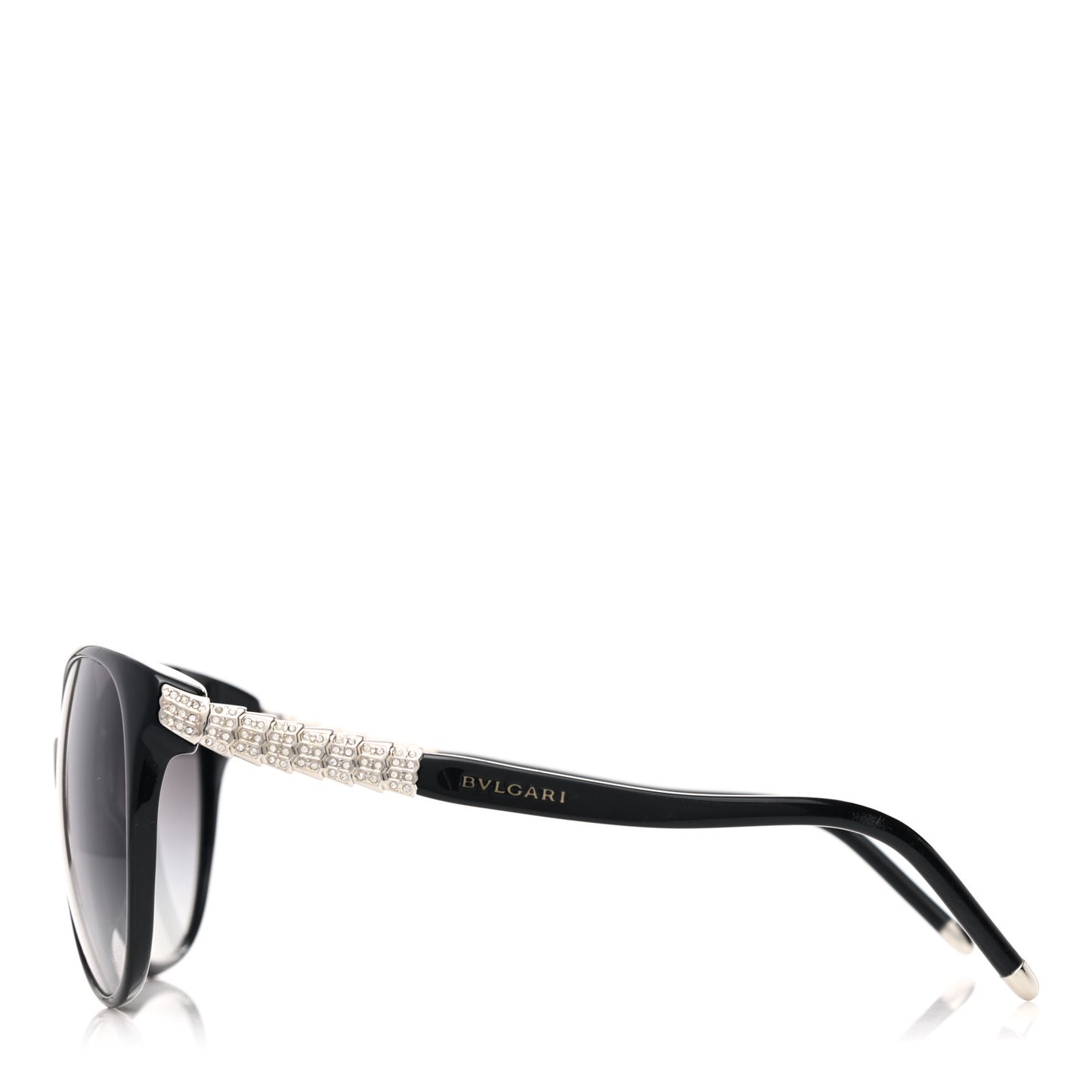 BVLGARI Swarovski Gem 8101-B Sunglasses Black