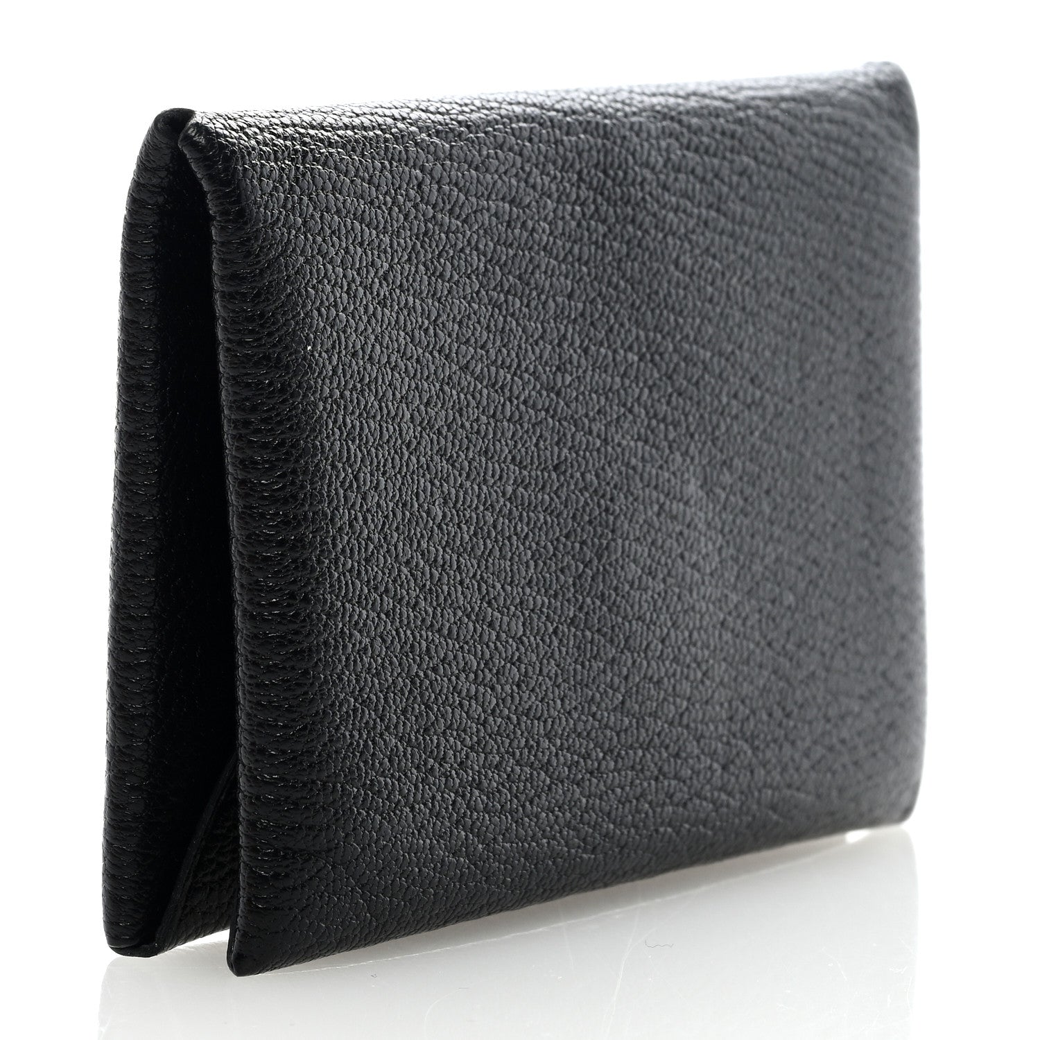 Hermes Chevre Mysore Calvi Card Case Black 3 of 7