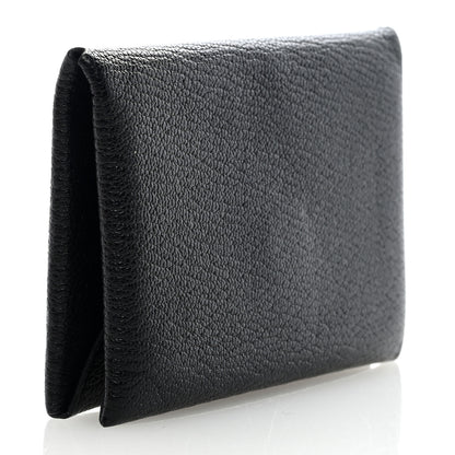 Hermes Chevre Mysore Calvi Card Case Black 3 of 7