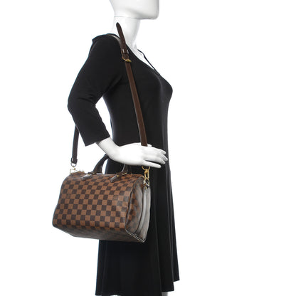 Louis Vuitton Damier Ebene Speedy Bandouliere 25 2 of 11