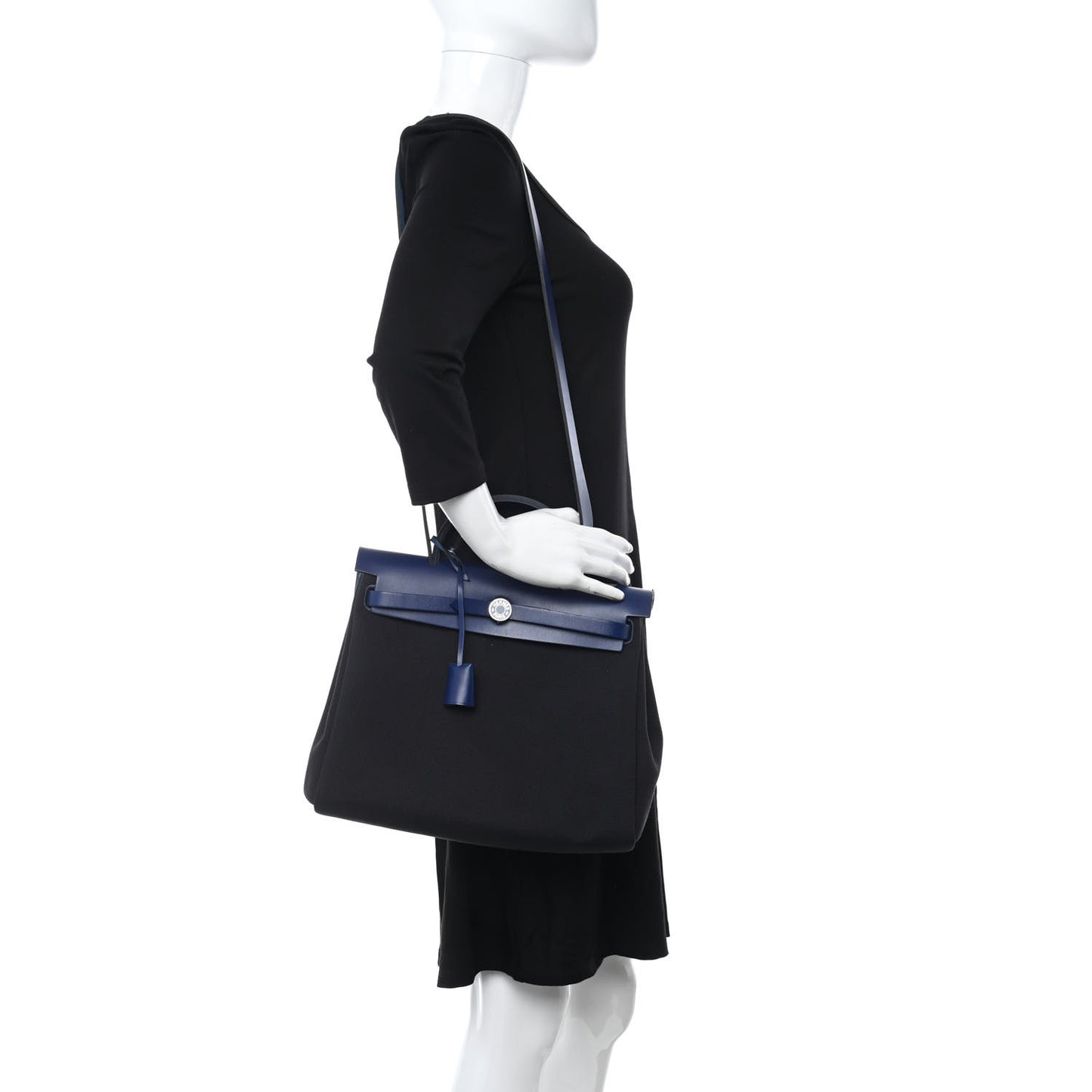 Military Toile Vache Hunter Laque Herbag Zip Retourne 31 PM Black Bleu Saphir