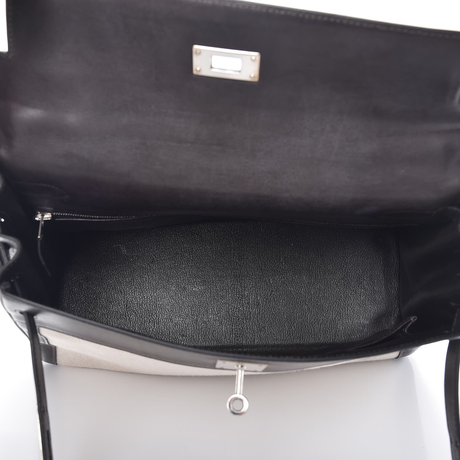 Hermes Toile Swift Kelly 32 Chocolate 8 of 35