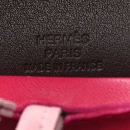 Hermes Milo Lambskin Grigri Rodeo Pegase Horse Bag Charm MM Framboise Rose Sakura Rouge Sellier 3 of 4
