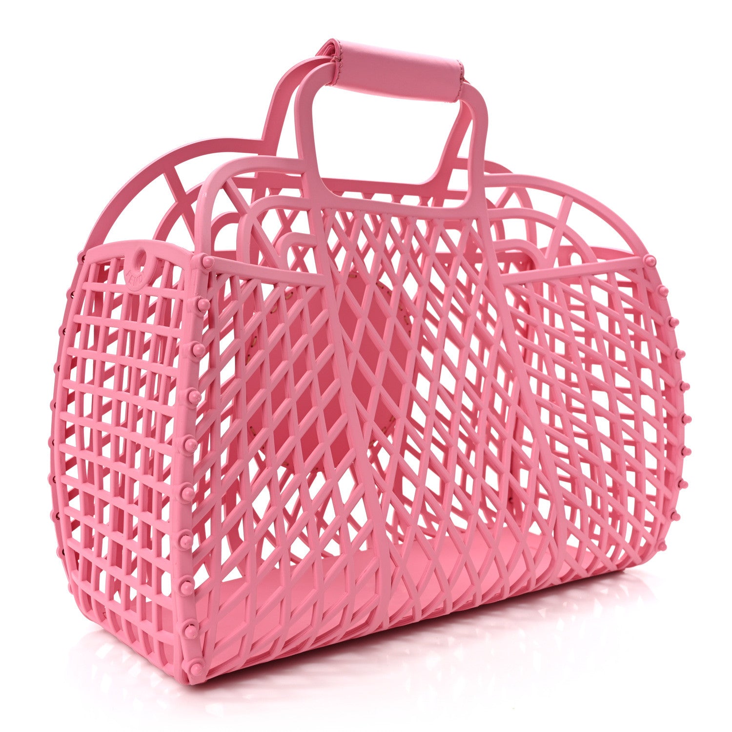 Fendi Recycled Plastic Vitello Liberty Matte Medium Fendi Basket Rosa 3 of 10