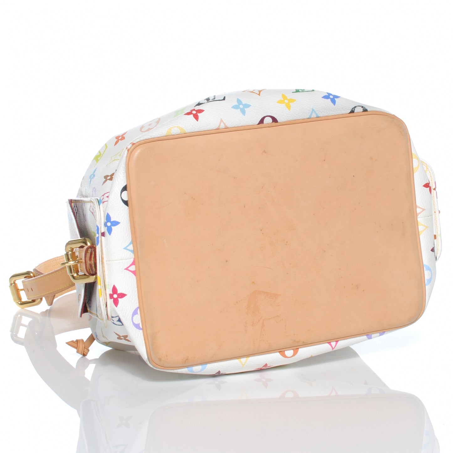 Monogram Multicolor Petit Noe White