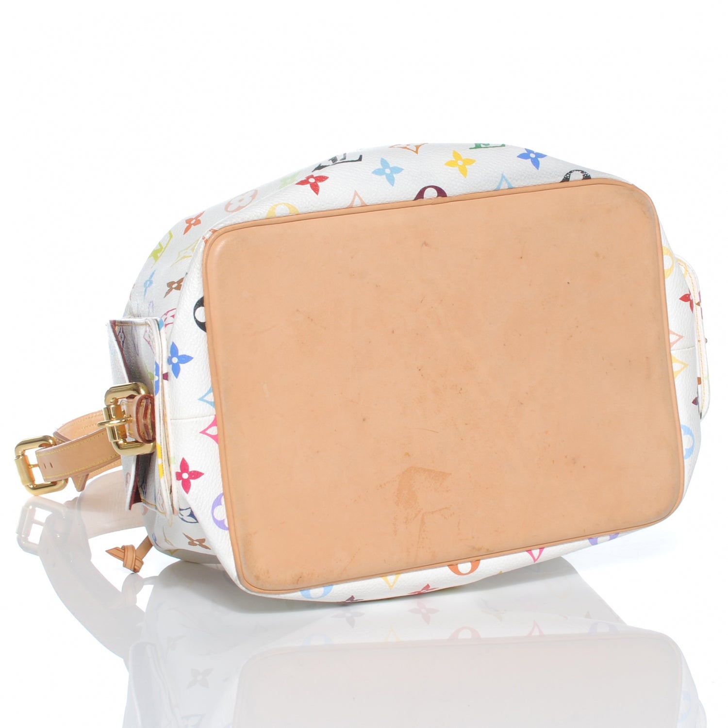 Louis Vuitton Monogram Multicolor Petit Noe White 4 of 6