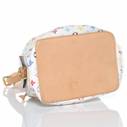 Louis Vuitton Monogram Multicolor Petit Noe White 4 of 6